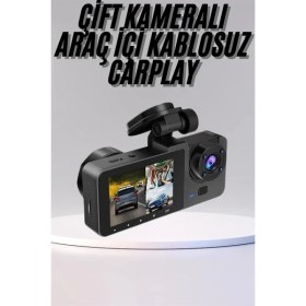 Resim Dvr Araç Içi Kamera Hareket Algılayabilen 1080P Carplay Video Kaydedici 