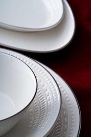 Resim Acar Rienna Silver 29 Parça Yemek Takımı POR-07122 