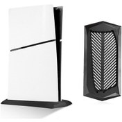 Resim Sony Ps5 Slim Disc Edition Dikey Oyun Konsolu Isı Dağıtım Tabanı İçin Soğutma Standı Siyah 