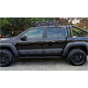 Resim Genel Markalar Vw Amarok Kapı Kaplaması Seti Mat Siyah 6 Prç 2010 - 2016 Abs Plastik 