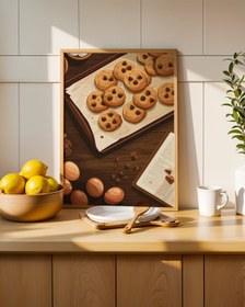 Resim Cookies Poster - 40x50cm / Kırmızı 