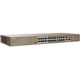 Resim Tenda TEF1126P-24-250 W 24 Port 10/100 Yönetilemez Poe Swıtch 