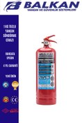 Resim Balkan Ticaret 1 kg yangın söndürme cihazı 