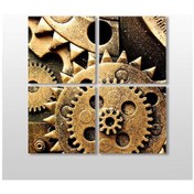 Resim Dişli Çark Kanvas Tablo 150x150cm 