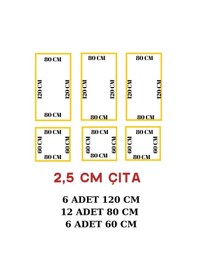 Resim Düz Tasarım Boyanabilir Çıta Hazır Kesim Anka123 