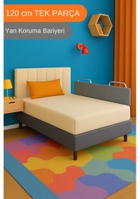 Resim Miralay Yeni Nesil Yatak Bariyeri 120 CM Gri 