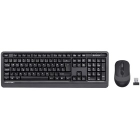 Resim Genel Markalar Fg1010f 2.4g Gri F Klavye Fn Mm Klv Optik Mouse Kablosuz Set / A4tech 
