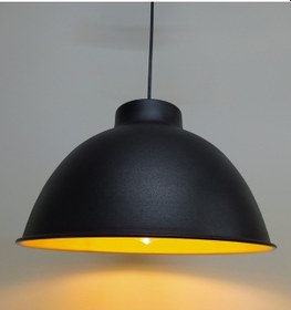 Resim Riolight Retro Siyah Içi Gold Tekli Metal Sarkıt (538296357) 
