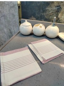 Resim Vıen 2'li Kurulama Bezi Seti Bordo 30x50 