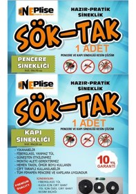 Resim Pratik-hazır Sineklik 80x220 Cm Kapı - 80x150 Pencere-2'li Paket 
