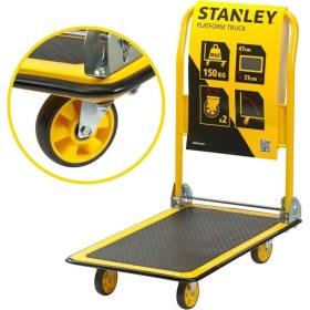 Resim Stanley PC527 150 Kg Kapasiteye Sahip Profesyonel Paket Taşıma Arabası Dayanıklı Çelik Yapı 