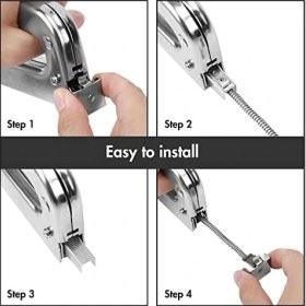 Resim Mabeyn T50 6-14MM Profesyonel Mekanik Zımba Tabancası ve 1250 Adet Zımba 