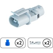 Resim Fan Müşür Soketi Gri 2 Pin Kablosuz 