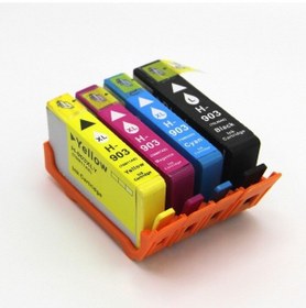 Resim Hp 903bk / 903xl Cmy Uyumlu Kartuş Set 6950 / 6960 / 6970 / 6975 