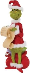 Resim Department 56 Dr. Seuss The Grinch Checking His List Heykelcik, 22 cm, Çok Renkli 