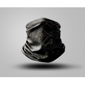 Resim Buffalo Graffiti Tasarımlı Motorcu Buff Maske Outdoor Boyunluk Unisex Bandana 