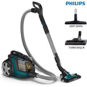 Resim Philips Marathon Ultimate 899 W Toz Torbasız Turbo Başlıklı Elektrikli Süpürge, Powercyclone 10, Triactive U 