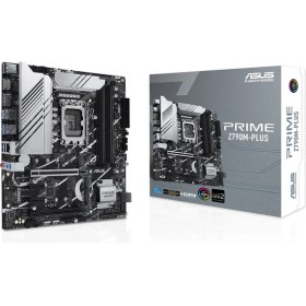 Resim Asus Prıme Z790M-Plus Intel Z790 Lga1700 Ddr5 7200 Dp Hdmı 3X M2 Usb3.2 Aura Rgb Matx (Prıme Z790M-Plus) Anakart 
