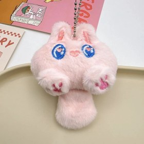 Resim Baijiafu2 Yeni Yaratıcı Sevimli Anahtarlık Karikatür Peluş Bebek Kolye Çok Yönlü Anahtarlık Kolye Çanta Bebek Çekicilik (Yurt Dışından) 