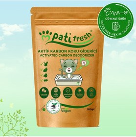 Resim Pati Fresh Doğal Aktif Karbon Kedi Kumu Koku Giderici 100 G 