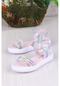 Resim Fort 35574 Rüya Anatomik Rahat Kız Çocuk Sandalet Pembe 