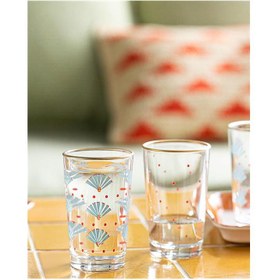 Resim ENGLISH HOME English Home Exotic Art Cam 6'lı Kahve Yanı Bardak 110 ml Mavi - Pembe 
