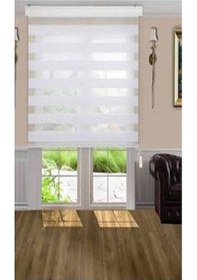 Resim Networkavm Düz Stor Zebra Perde 220 X 201 Beyaz 