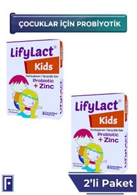 Resim Lifylact Kids Probiyotik+Zinc Takviye Edici Gıda 2 x 10 Şase 