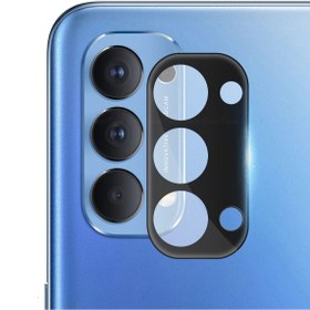 Resim Microcase Oppo Reno 5 Pro Uyumlu Kamera Lens Koruma Halkası Kapalı Tasarım Siyah 