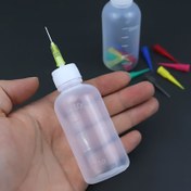 Resim 8 Parça Pasta Süsleme Sıkma Şişe Seti - Kolay Temizlenebilir 50ml Plastik Şişeler ve 7 Nozul ile Yaratıcı Pişirme İçin 