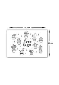 Resim Decorita Free Hugs | Cam Ocak Arkası Koruyucu | 40 cm x 60 
