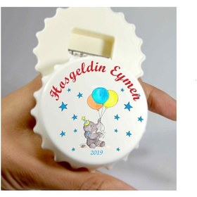 Resim Baskiistiyorumm Hoşgeldin Bebek Açacak Magnet Açacaklı Kapak Şeklinde Magnet (387478911) 