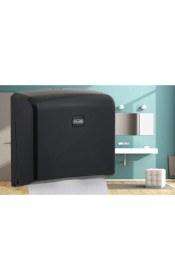 Resim Vialli Vialli K2B Z Katlı Kağıt Havlu Dispenseri Siyah 