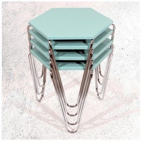 Resim Piramit 4 Lü Zigon Sehpa (99364804) 