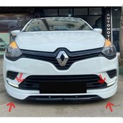 Resim Renault Clio 4 Ön Ek Karlık Mat Siyah Plastik Makyajlı Kasa 2016 2017 2018 2019 