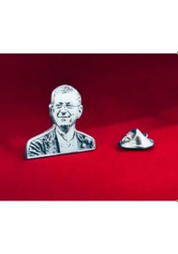 Resim Özgül Özel Gümüş Yaka Rozeti Gümüş 