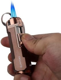 Resim MGM05-53 Üçlü Jet Alev Copper Çakmak 