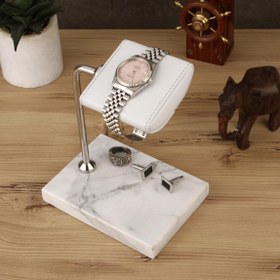 Resim Carrara Mermer Saat Standı S. 