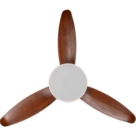 Resim Alsanfan Darkwind Beyaz Motorlu Kızıl Kanatlı Aydınlatmalı Uzaktan Kumandalı 122cm Tavan Vantilatörü 