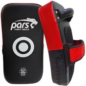 Resim Pars Moon Eğri Darbe Yastığı Kırmızı-Siyah Çift PRS-1952 Kırmızı - Siyah 