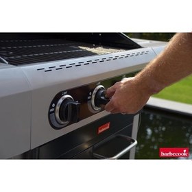 Resim Barbecook Siesta 412 Black Edition Gazlı Siyah Mangal 132X56X118 cm 