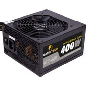 Resim GAMETECH 400watt 12cm Power Supply 6+2 Pin Kablo 