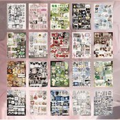 Resim Bay Kağıt 4 Tarzı 20 Adet/torba Akış Ogive Mikro Rüya Serisi Kesim Şerit Çıkartma Kitabı Dıy El Kitabı Malzeme Karalama Defteri Yaratıcı Decorati Kırmızı 