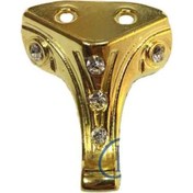 Resim Moda Taşlı Ahşap Sandık Ayağı, Kutu Ayak 3,5 Cm - Sarı, 50 Adet 