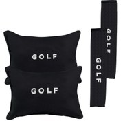 Resim otomind Volkswagen Golf Nakışlı Oto Yastık Seti 