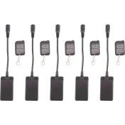 Resim Serfhyff 5 Pcs 3 Pıns Xlr Duman Sis Makinesi Için Kablosuz Uzaktan Kumanda Alıcı Dj Sahne Denetleyici Reseptör Sisleme 400W 900 (Yurt Dışından) 