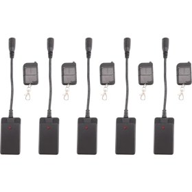 Resim Serfhyff 5 Pcs 3 Pıns Xlr Duman Sis Makinesi Için Kablosuz Uzaktan Kumanda Alıcı Dj Sahne Denetleyici Reseptör Sisleme 400W 900 (Yurt Dışından) 