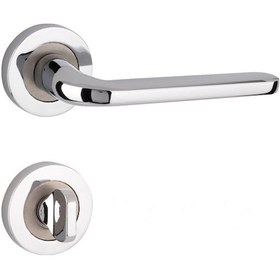 Resim Arpat Likya Yuvarlak Rozetli Wc Kapı Kolu Krom 