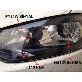 Resim Vw Polo 6 Uzun Kısa Tek H4 Led Oto Ampulü Photon Mono 