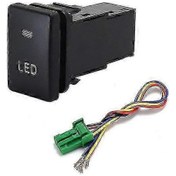 Resim 1 Adet Bsm Drl Led Park Radarı Pil Güç Kaynağı Direksiyon Kutusu Müzik Anahtarı Düğmesi Suzuki Jimny 2019 S20241212963 Led. 